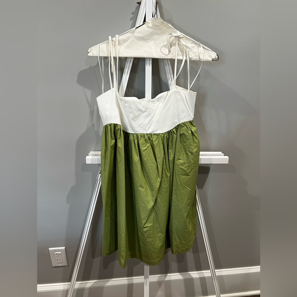 Green mini dress NWT